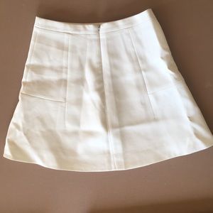 J. Crew midi skirt. White
